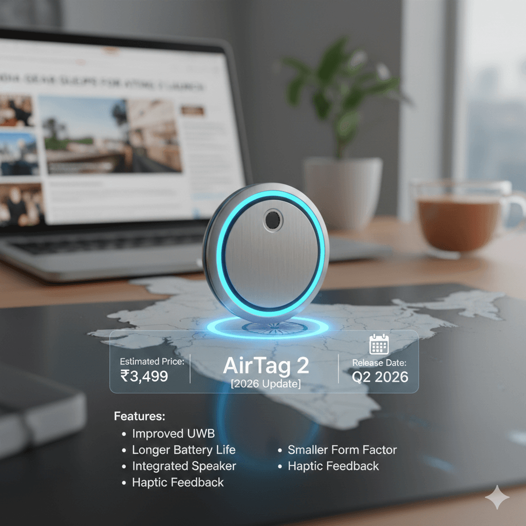 AirTag 2 in India: ₹3,790 Price, 50% Louder Speaker + New Features [2026]