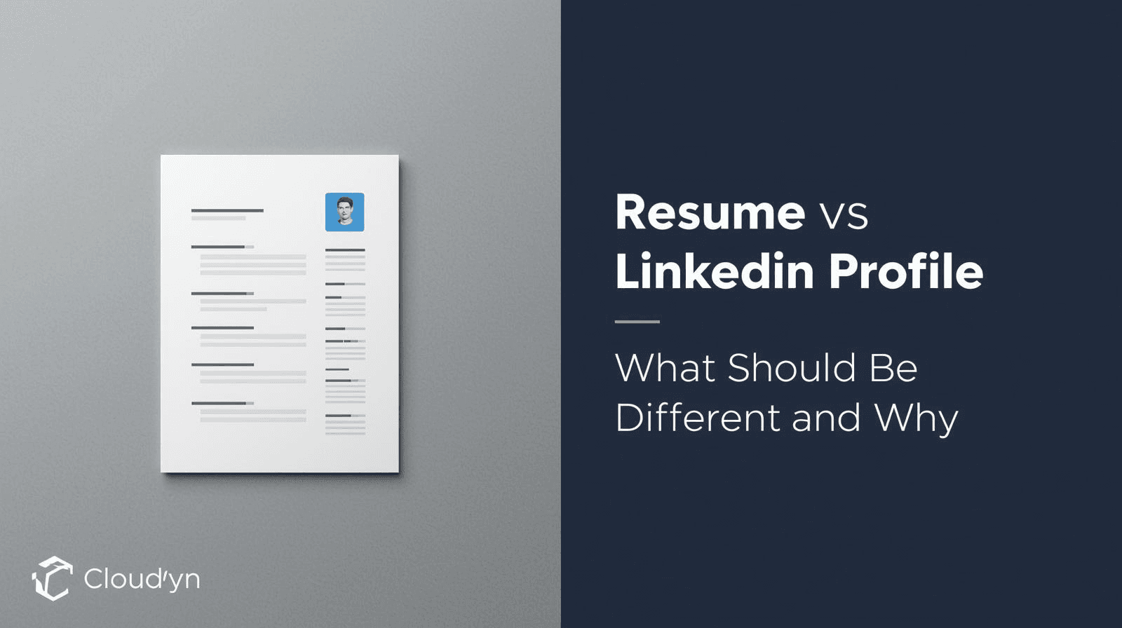 Resume vs LinkedIn Profile: What Should Be Different and Why (2026)