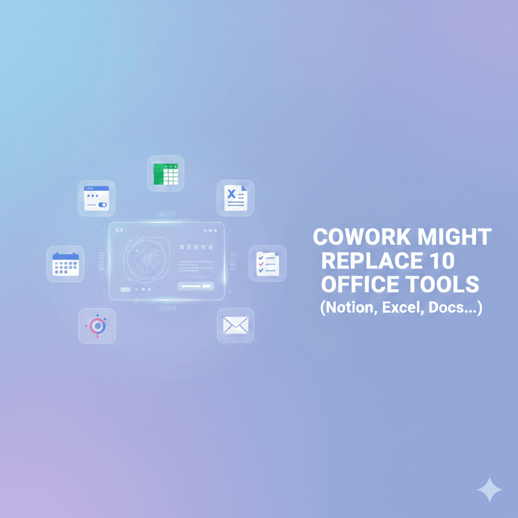 Claude Cowork Might Replace 10 Office Tools (Notion, Excel, Docs…)