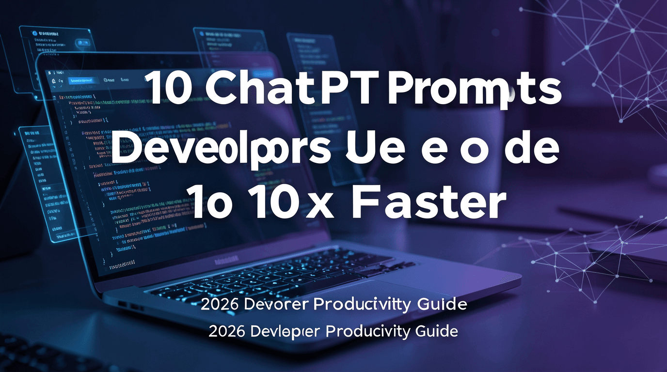 10 ChatGPT Prompts to Help Developers Code Faster (2026)